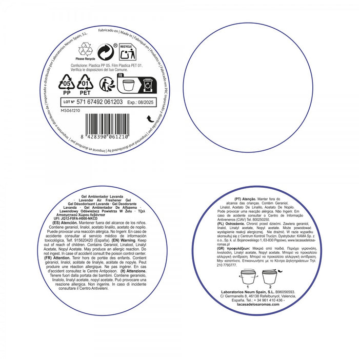 Désodorisant en Gel Cupcake Lavande 100g - La Casa de los Aromas - 2