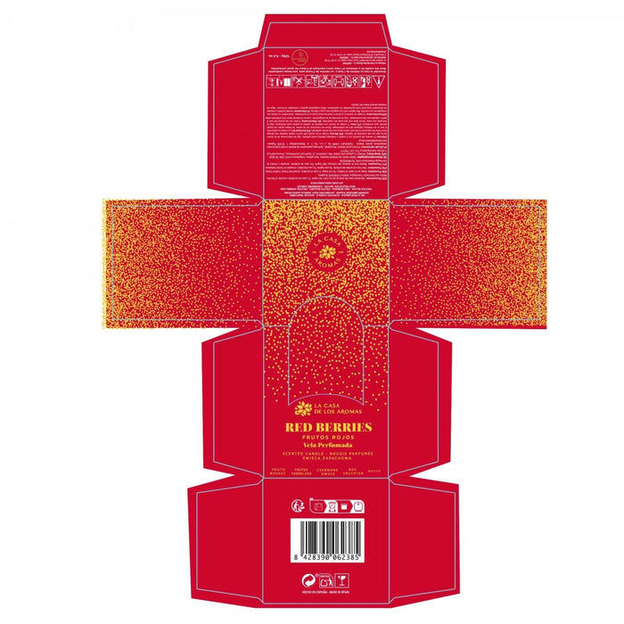 Bougie parfumée Noël Pomme épicée 120g - La Casa de los Aromas : Red Berries - 2