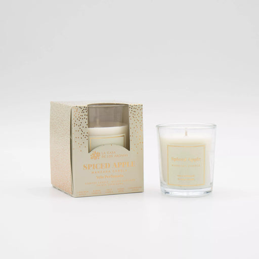 Bougie parfumée Noël Pomme épicée 120g - La Casa de los Aromas : Spiced Apple - 1