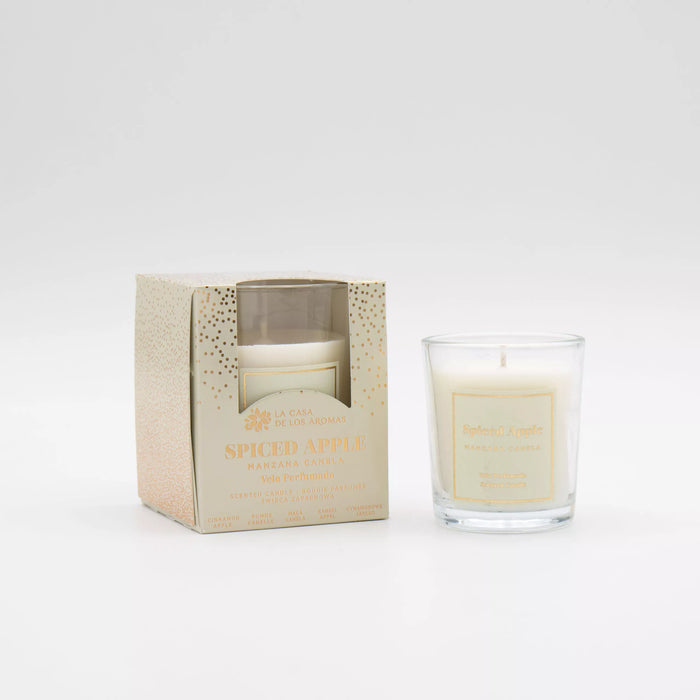 Bougie parfumée Noël Pomme épicée 120g - La Casa de los Aromas : Spiced Apple - 1