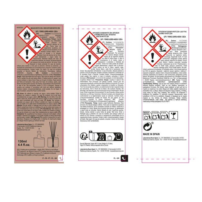 Diffuseur Mikado Mystic - 130ml - La Casa de los Aromas : Zen - 3