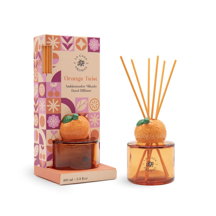 Diffuseur d'arôme Mikado Fruity Orange Twist 100ml - La Casa de los Aromas - 1