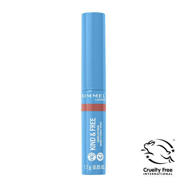 Baume à lèvres Kind & Free Hydratant et Nutritif avec Couleur - Rimmel London : 002 - Apricot Beauty - 1