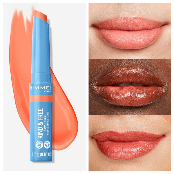Baume à lèvres Kind & Free Hydratant et Nutritif avec Couleur - Rimmel London : 003 - Tropical Spark - 4