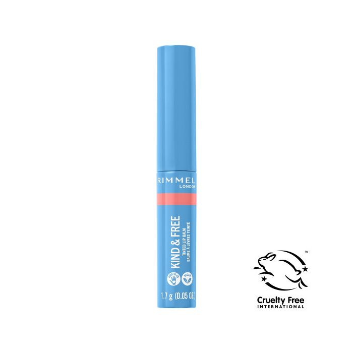 Baume à lèvres Kind & Free Hydratant et Nutritif avec Couleur - Rimmel London : 004 - Hibiscus Blaze - 1