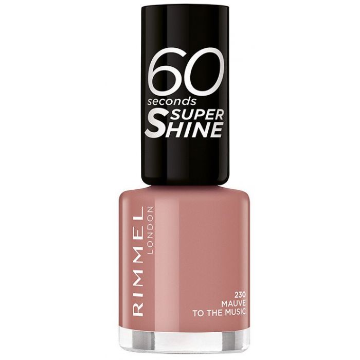 60 secondes super brillance - Rimmel London : 230 Mauve To The Music - 1