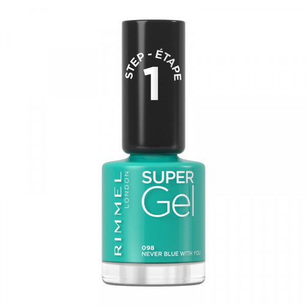 Vernis à ongles Super Gel de Kate Moss - Rimmel London : 98 Never Bluw With You - 1