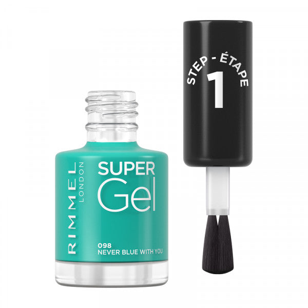 Vernis à ongles Super Gel de Kate Moss - Rimmel London : 98 Never Bluw With You - 2