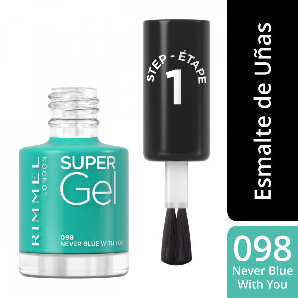 Vernis à ongles Super Gel de Kate Moss - Rimmel London : 98 Never Bluw With You - 4
