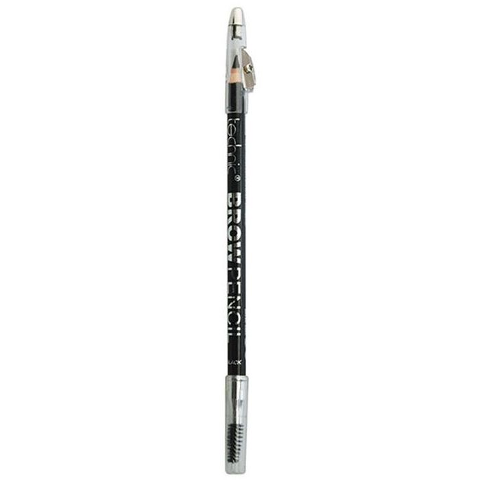 Brow Pencil Crayon à sourcils avec pinceau et taille-crayon - Technic - Technic Cosmetics : Black - 1