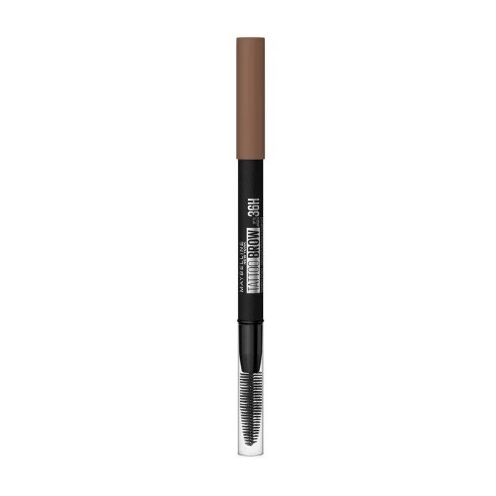 Tattoo Brow Crayon à sourcils semi-permanent 36 heures - New York - Maybelline : 06 Ash Brown - 1