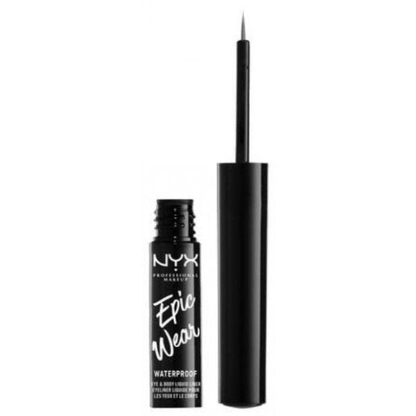 Eyeliner Líquido Epic Wear - Maquillage Professionnel - Nyx : Gunmetal - 2