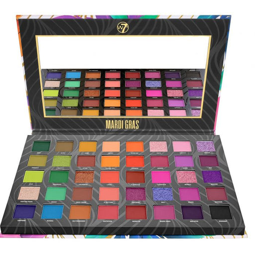 Palette de fards à paupières et de pigments pressés Mardi Gras - W7 - 1