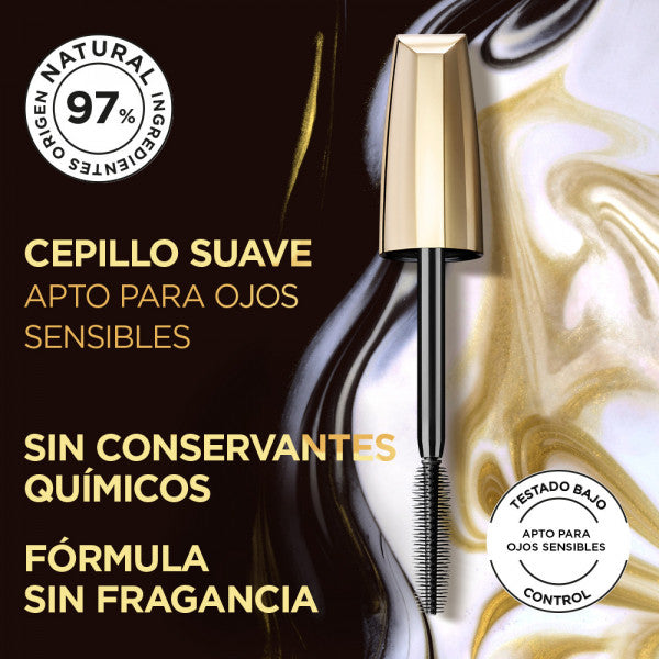 Mascara de Cils Volume Million Lashes Balm Noir - L'oreal Paris : Marrón - 8