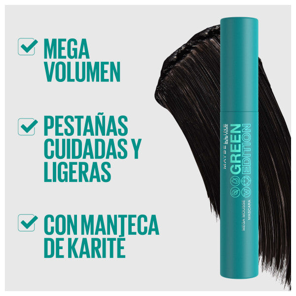 Édition Verte Mascara de Cils - Maybelline : 003 BROWNISH BLACK - 3