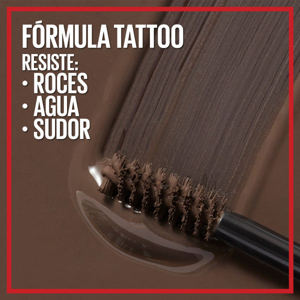 Gel pour Sourcils Tattoo Brow - Maybelline : 260 Deep Brown - 4