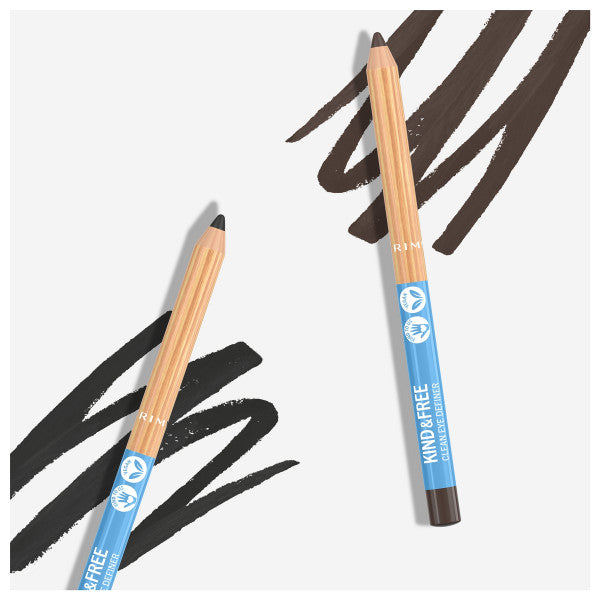 Définisseur pour les yeux doux et libre Ultra Doux - Rimmel London : 001 Pitch - 4