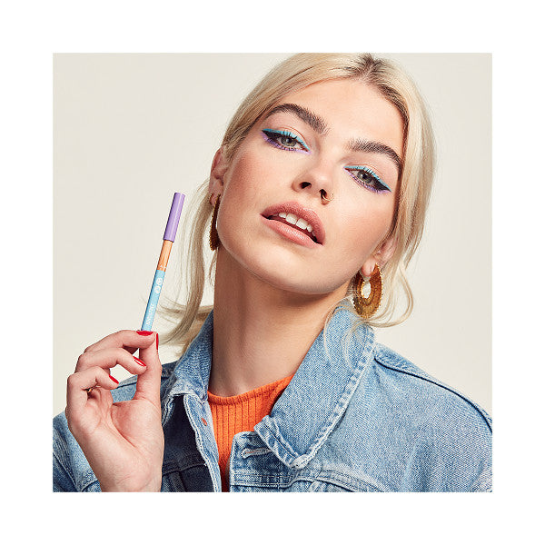 Définisseur pour les yeux doux et libre Ultra Doux - Rimmel London : 006 Anime Blue - 6
