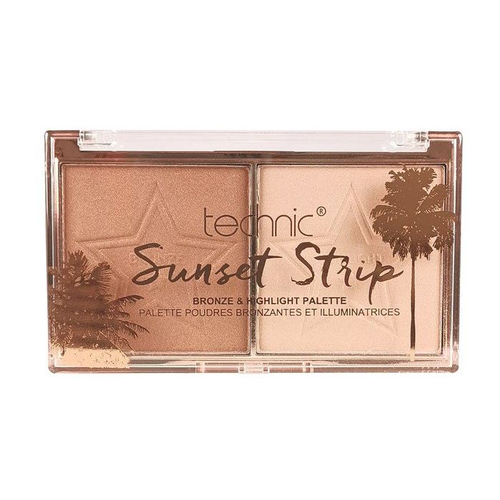Sunset Trip Paleta Bronceador E Iluminador - 1 ud - Technic Cosmetics - 1