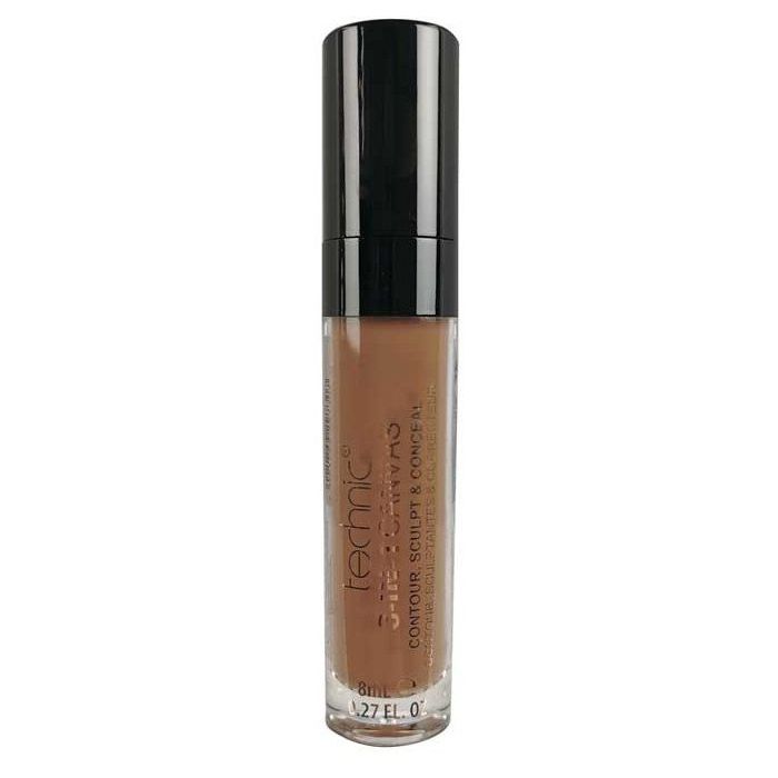 Anti-cernes liquide 3-en-1 Canvas - Technic Cosmetics : Chestnut - 1