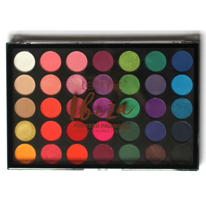 Paleta de Sombras Ibiza Pressed Pigment Palette - 1 ud - Technic Cosmetics - 1