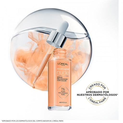 Accord Parfait Nude Sérum con Color - L'oreal París Maquillaje - L'oreal Paris : 3-4 Claro-Medio - 1