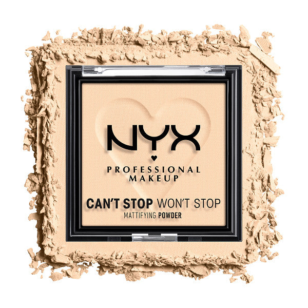 Polvos Matificantes Can&#39;t Stop Won&#39;t Stop - Maquillage professionnel - Nyx : Fair - 4