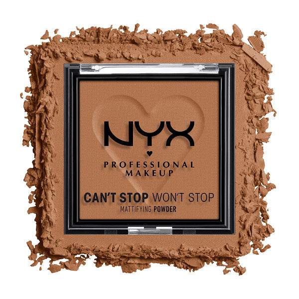 Polvos Matificantes Can&#39;t Stop Won&#39;t Stop - Maquillage professionnel - Nyx : Mocha - 3