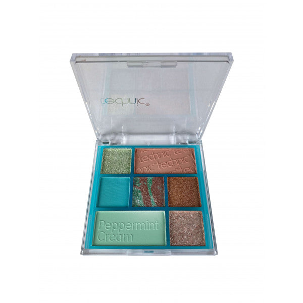 Palette de pigments pressés - Technic Cosmetics : PEPPERMINT CREAM - 2