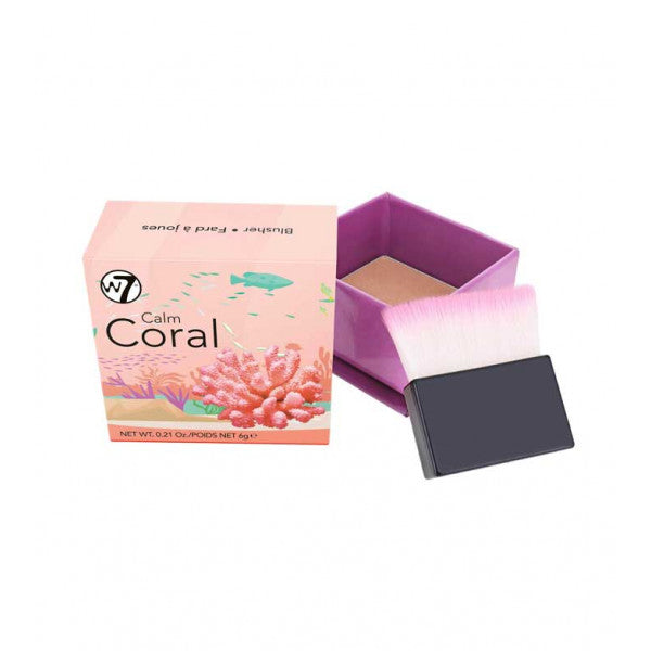 Le Blush en boîte - W7 : Calm Coral - 1