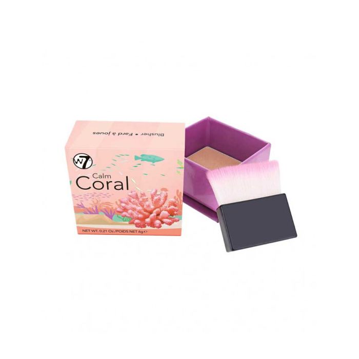 Le Blush en boîte - W7 : Calm Coral - 1