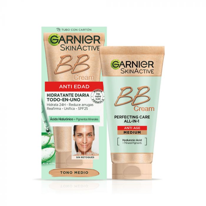 Bb Crème Anti-âge Hydratante avec Couleur Spf 15 - Garnier - 1