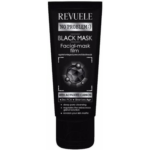 Masque noir pour le visage Mascarilla Décoller le charbon actif - Revuele : 80 ml - 1