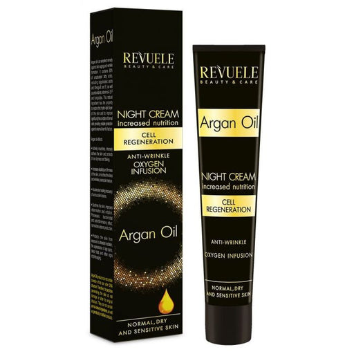 Crème Visage Nuit à l&#39;Huile d&#39;Argan - Revuele - 1