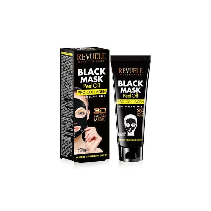 Black Mask Peel off Pro-collagène - Revuele : 80ML - 1