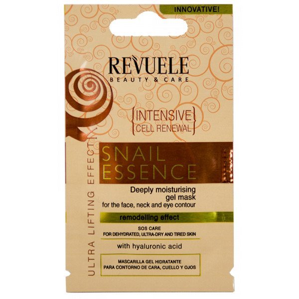 Masque gel hydratant visage et cou à l&#39;essence d&#39;escargot - Revuele - 1