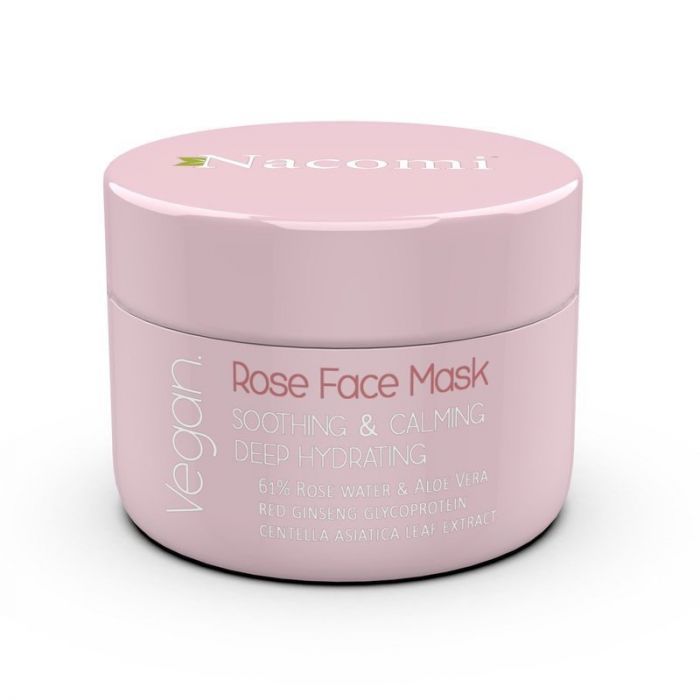 Masque d&#39;hydratation profonde apaisant pour le visage à la rose - Nacomi - 1