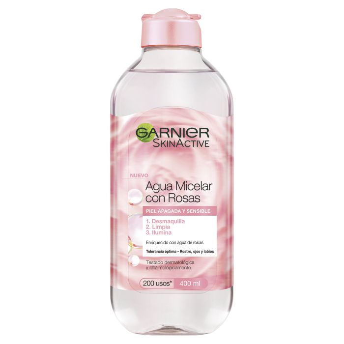 Eau Micellaire aux Roses Nettoie &amp; Illumine - Garnier - 1