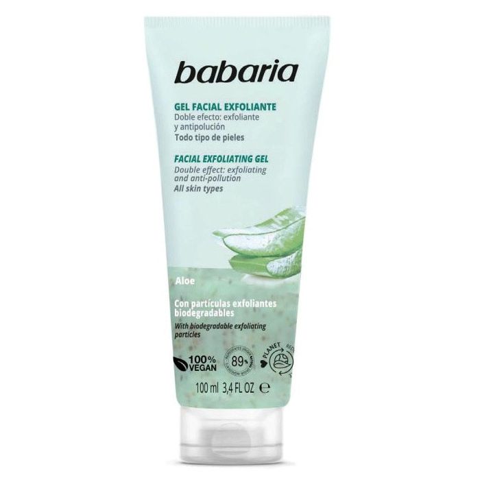 Gel exfoliant pour le visage à l&#39;aloès - Babaria - 1