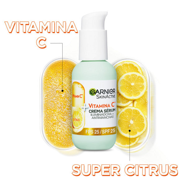 Crème Sérum Illuminatrice Anti-Taches Skin Active Vitamine C : 50 ml - Garnier - 6