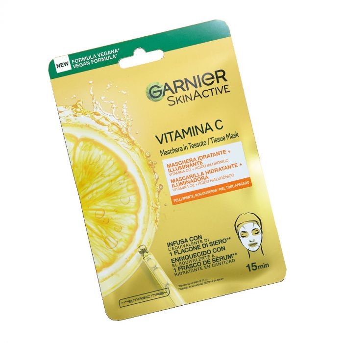 Masque mouchoir Skin Active Vitamine C : 28 gr - Garnier - 1