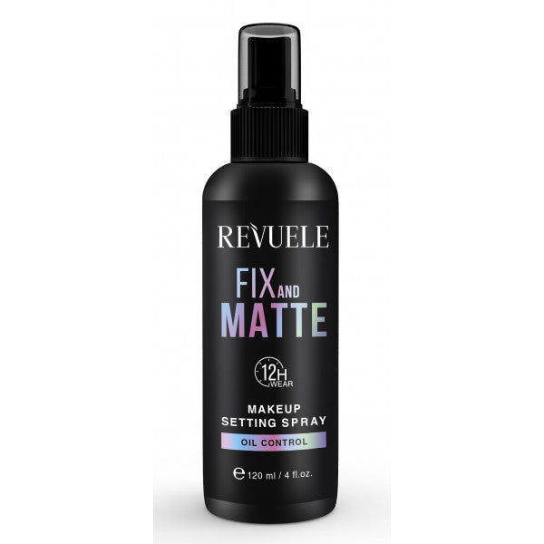 Spray fixateur de maquillage fixateur et mat : 120 ml - Revuele - 1