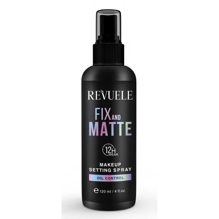Spray fixateur de maquillage fixateur et mat : 120 ml - Revuele - 1