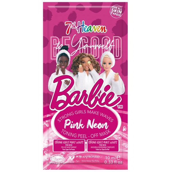 Barbie Pink Neon Mascarilla Décollable - 7th Heaven - Montagne Jeunesse - 1