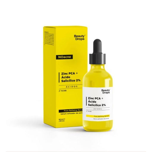 Sérum affinant les pores au zinc PCA + acide salicylique 2 % : 30 ml - Beauty Drops - 1