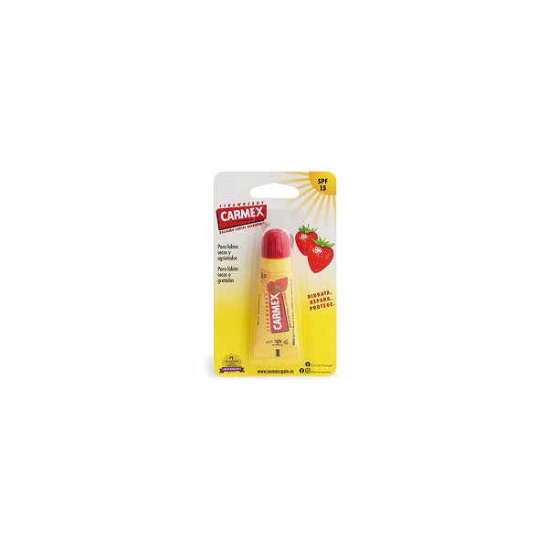 Baume à Lèvres Hydratant Tube 10 gr - Carmex : Fresa - Tubo - 1