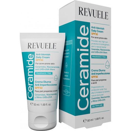 Crème de jour anti-imperfections à la céramide SPF50 - Revuele - 1