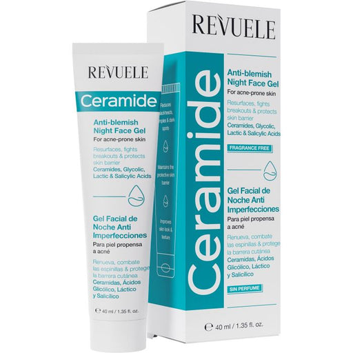 Gel Visage de Nuit à la Céramide Anti-Imperfections - Revuele - 1