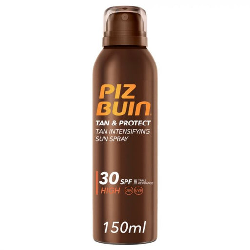 Protection solaire intensifiante en spray Tan & Protect - Piz Buin : SPF 30 150ml - 1