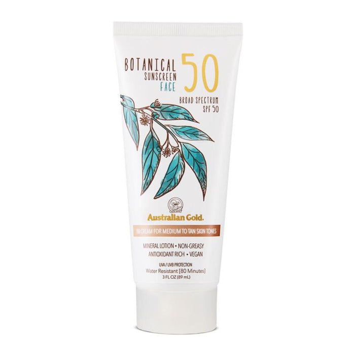 Protecteur Botanique Solaire Visage avec Couleur Spf 50 - Australian Gold : Medium Tan - 1